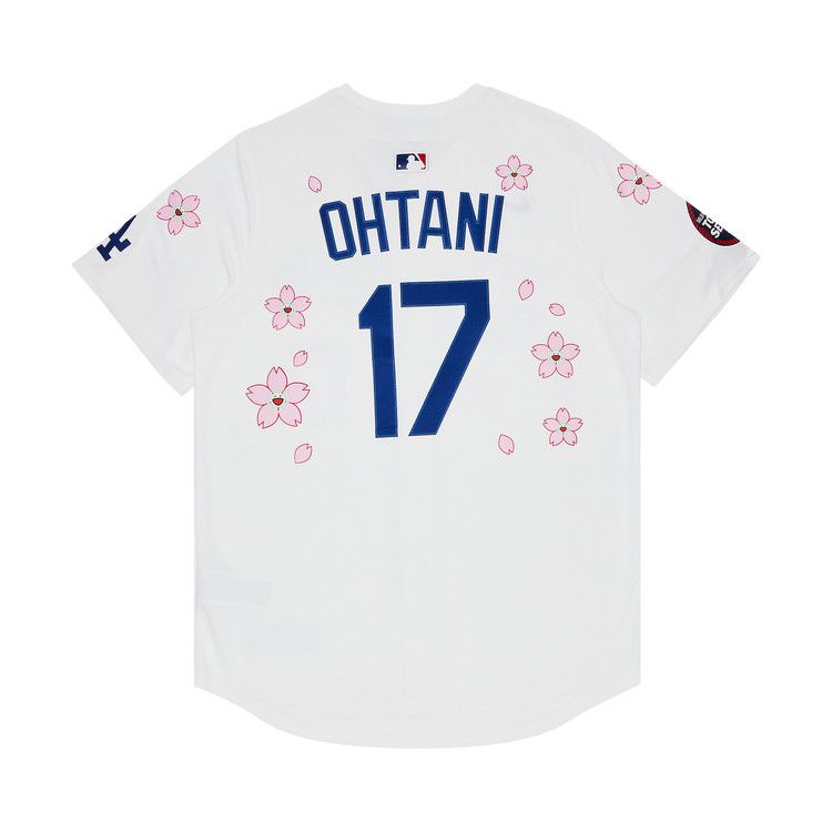 Джерси Nike x Takashi Murakami x MLB World Tour Tokyo Series 2025 Dodgers Ohtani Jersey, White — фото 2
