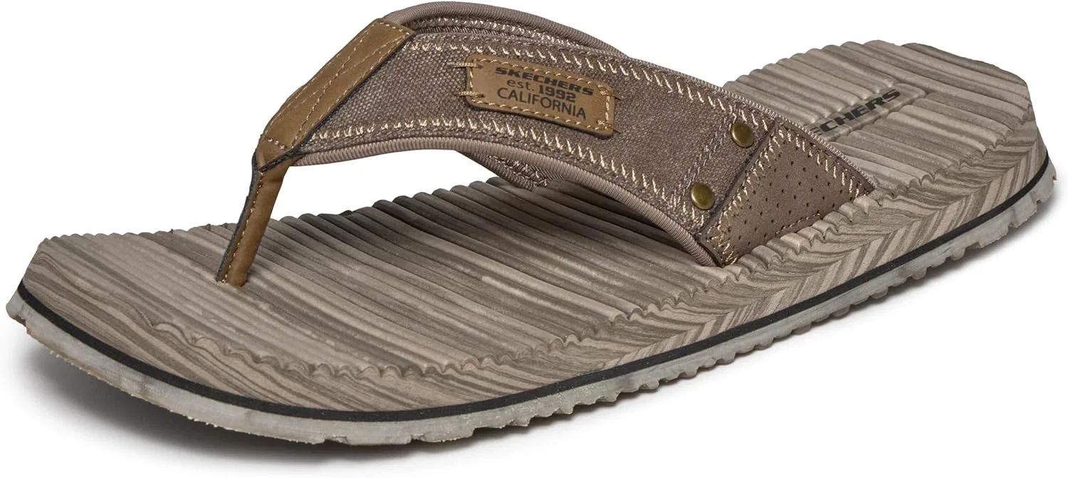 Сандалии из парусины Skechers, коричневый