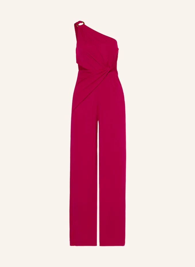 

Комбинезон на одно плечо isamy из трикотажа Lauren Ralph Lauren, фуксия