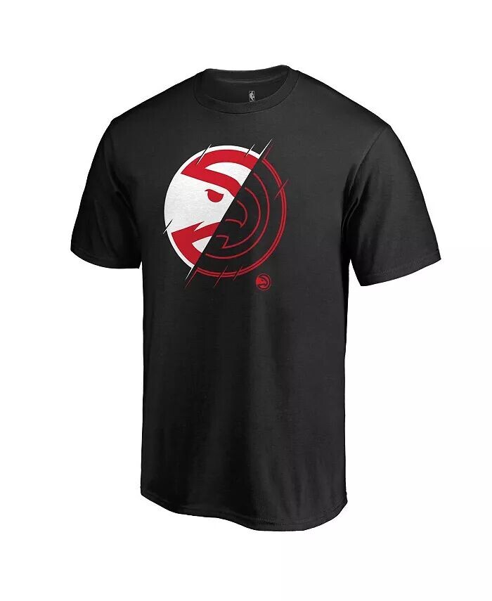 

Мужская черная футболка Atlanta Hawks X-Ray Fanatics