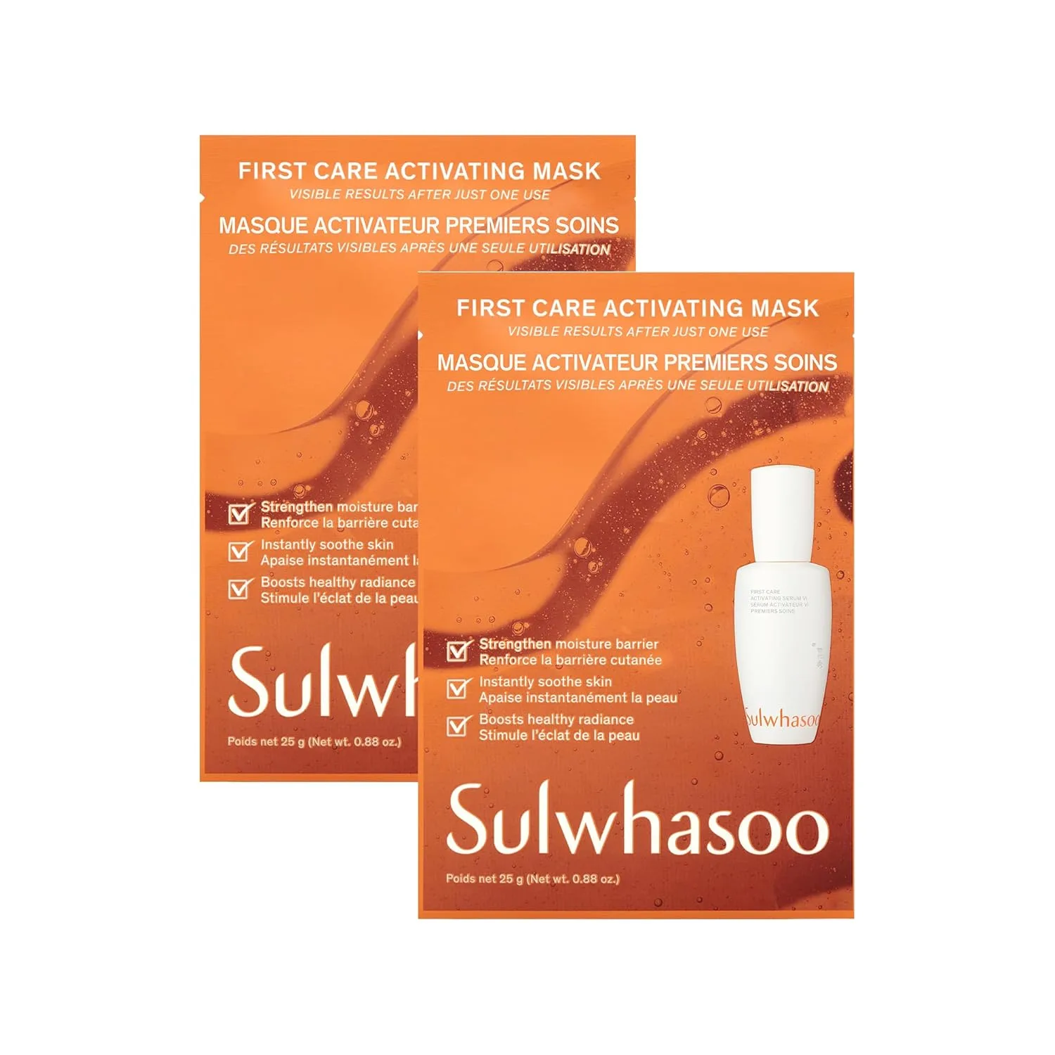 Сыворотка SULWHASOO — First Care Activating Sheet Mask - корейская для сухой кожи, укрепляет кожный барьер