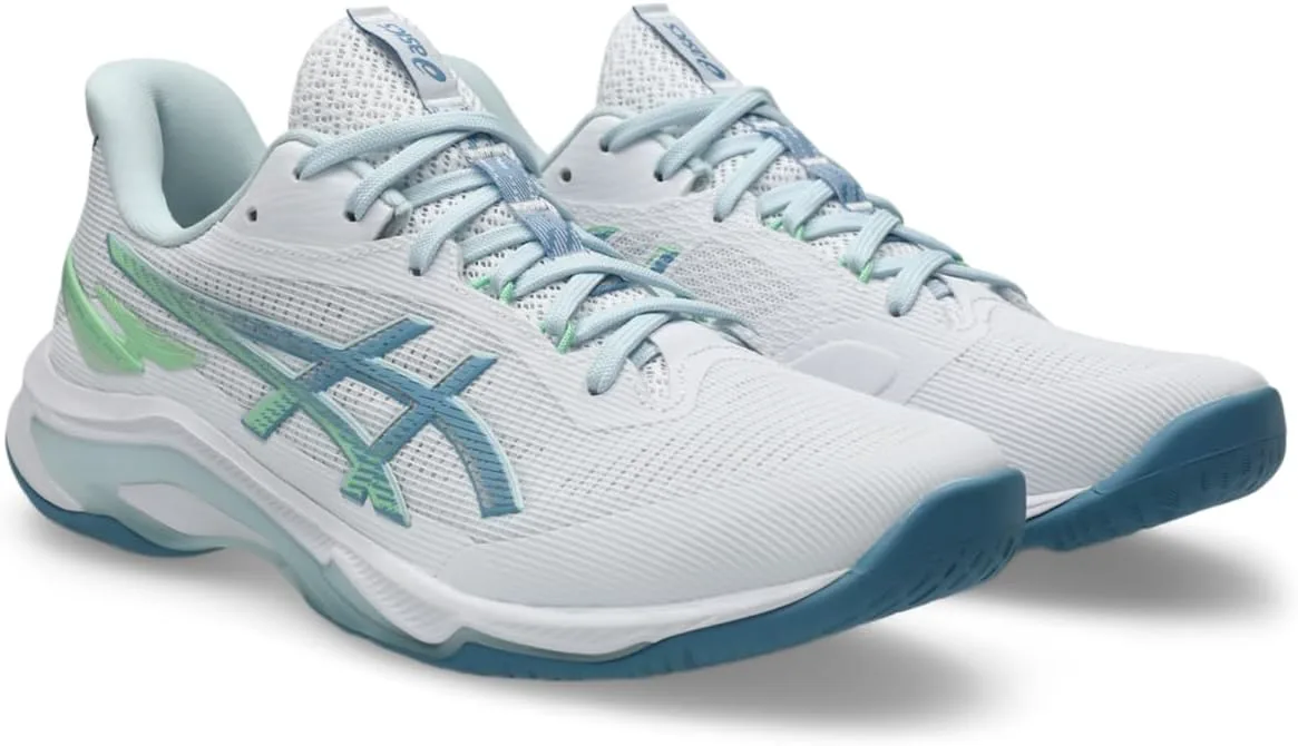 Мужские кроссовки ASICS Netburner Ballistic FF 4, белый/синий — фото 2