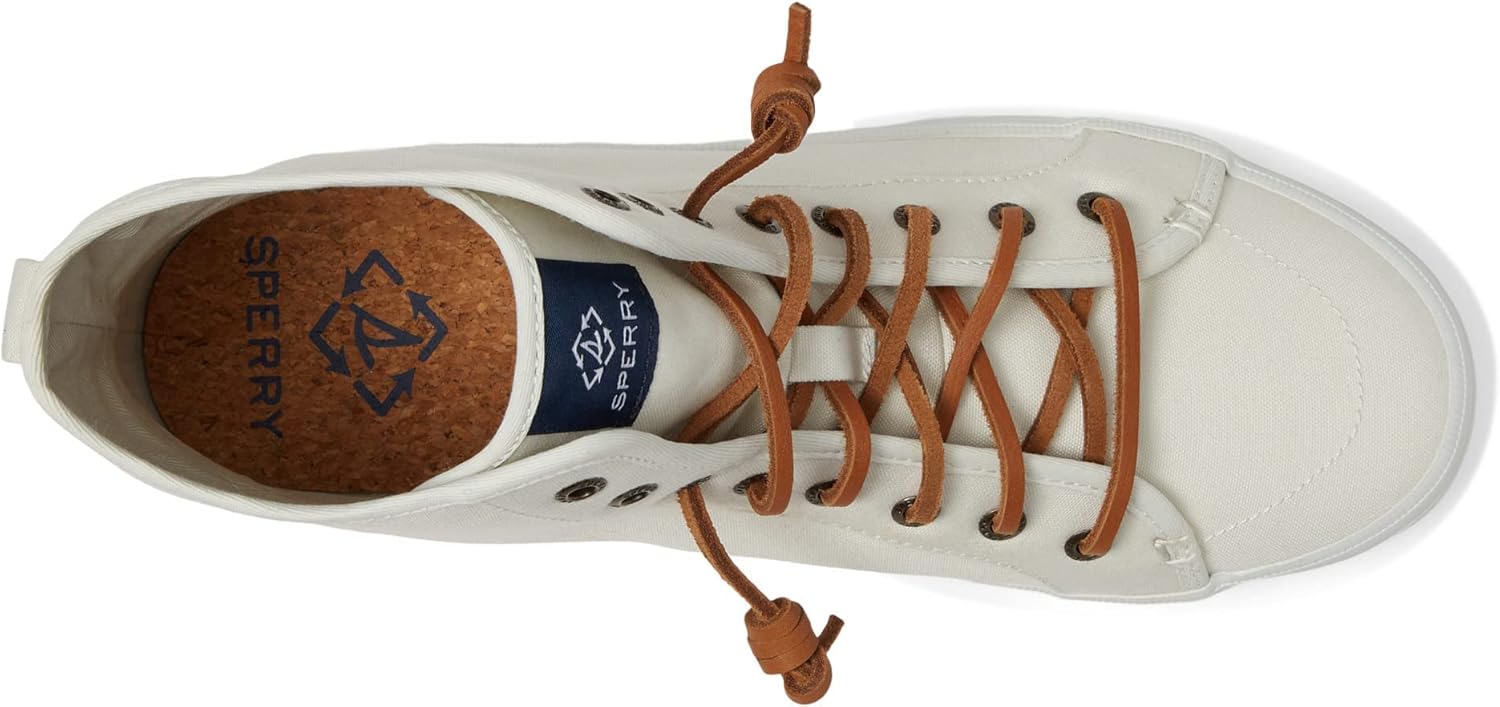 Мужские высокие кеды Sperry Crest Seacycled, белый — фото 2