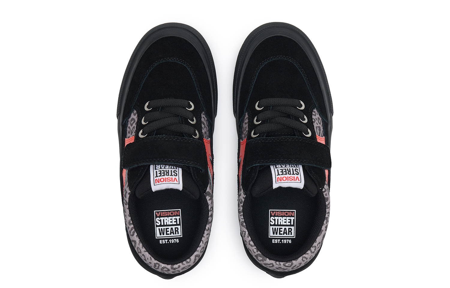 Низкие скейтерские кроссовки для детей Kids' Vision Street Wear, серый/фиолетовый — фото 4