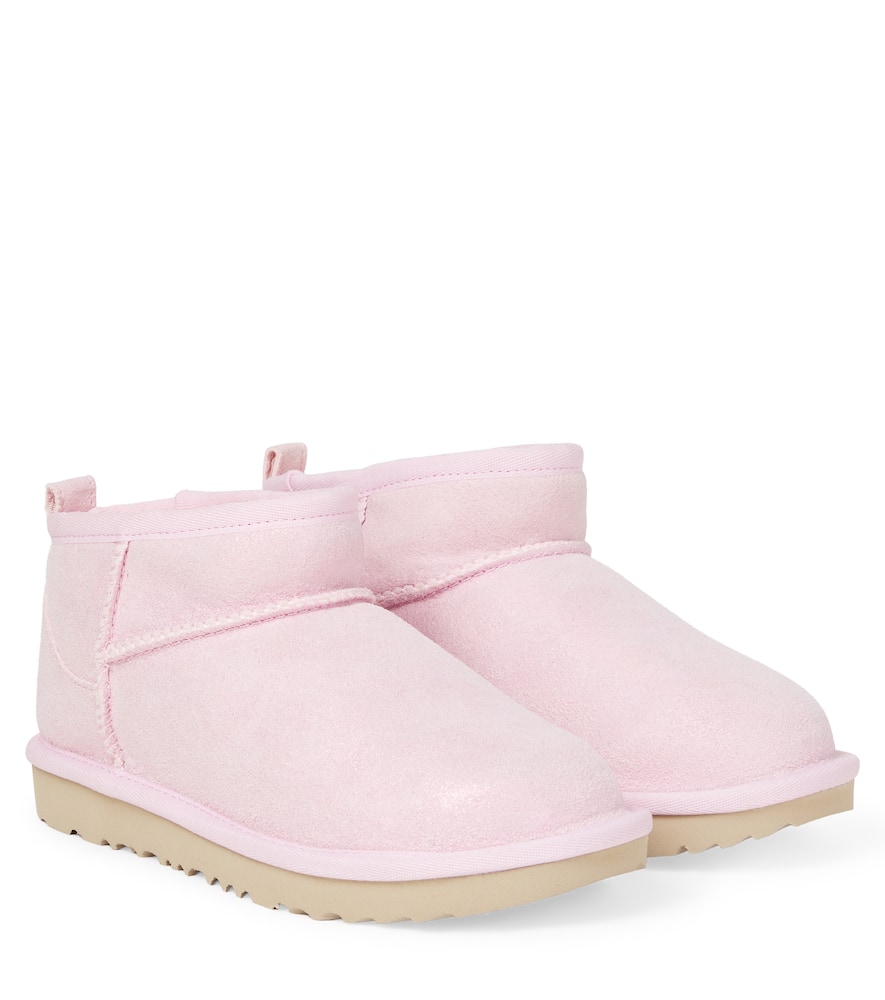 

Классические ультрамини блестящие ботинки до щиколотки UGG Kids, Ribbon Candy