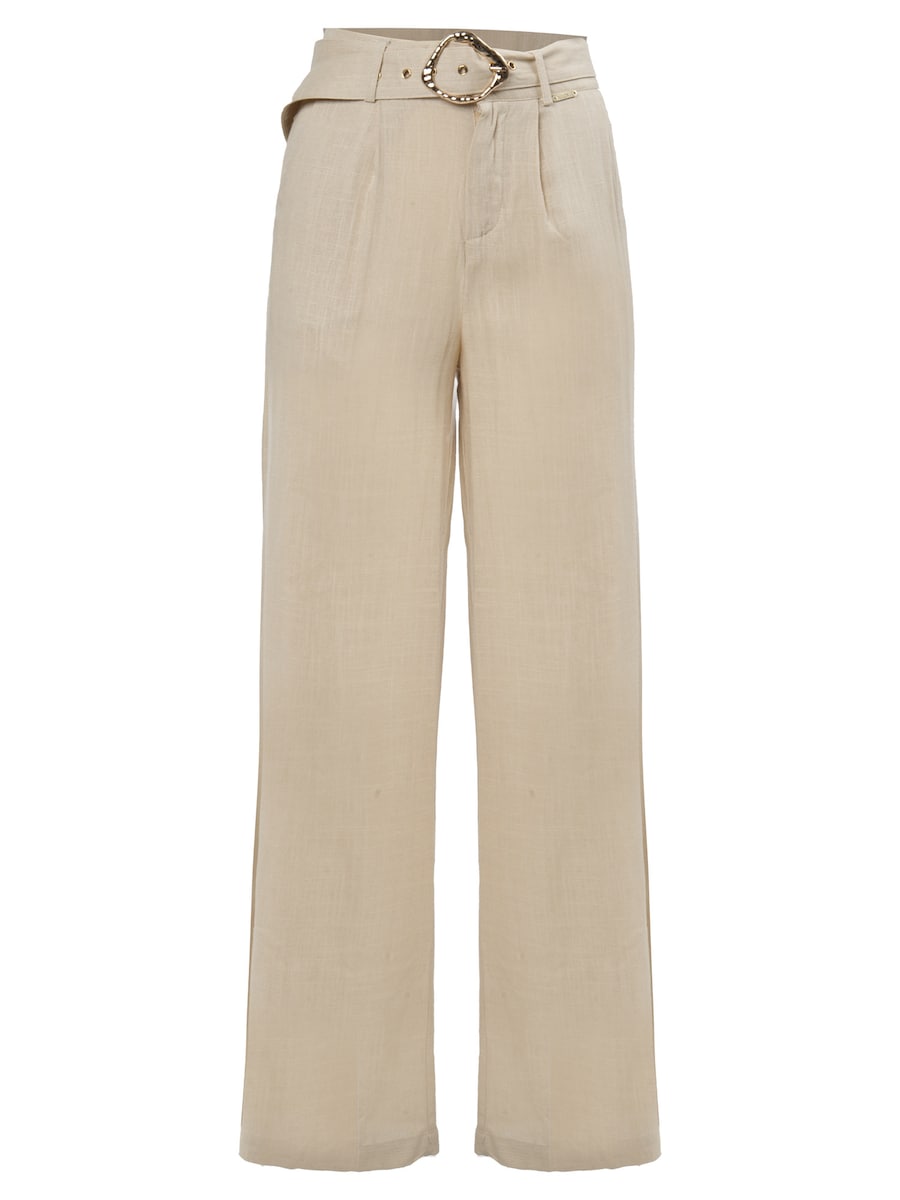 

Свободные брюки со складками спереди Influencer, темно-бежевый