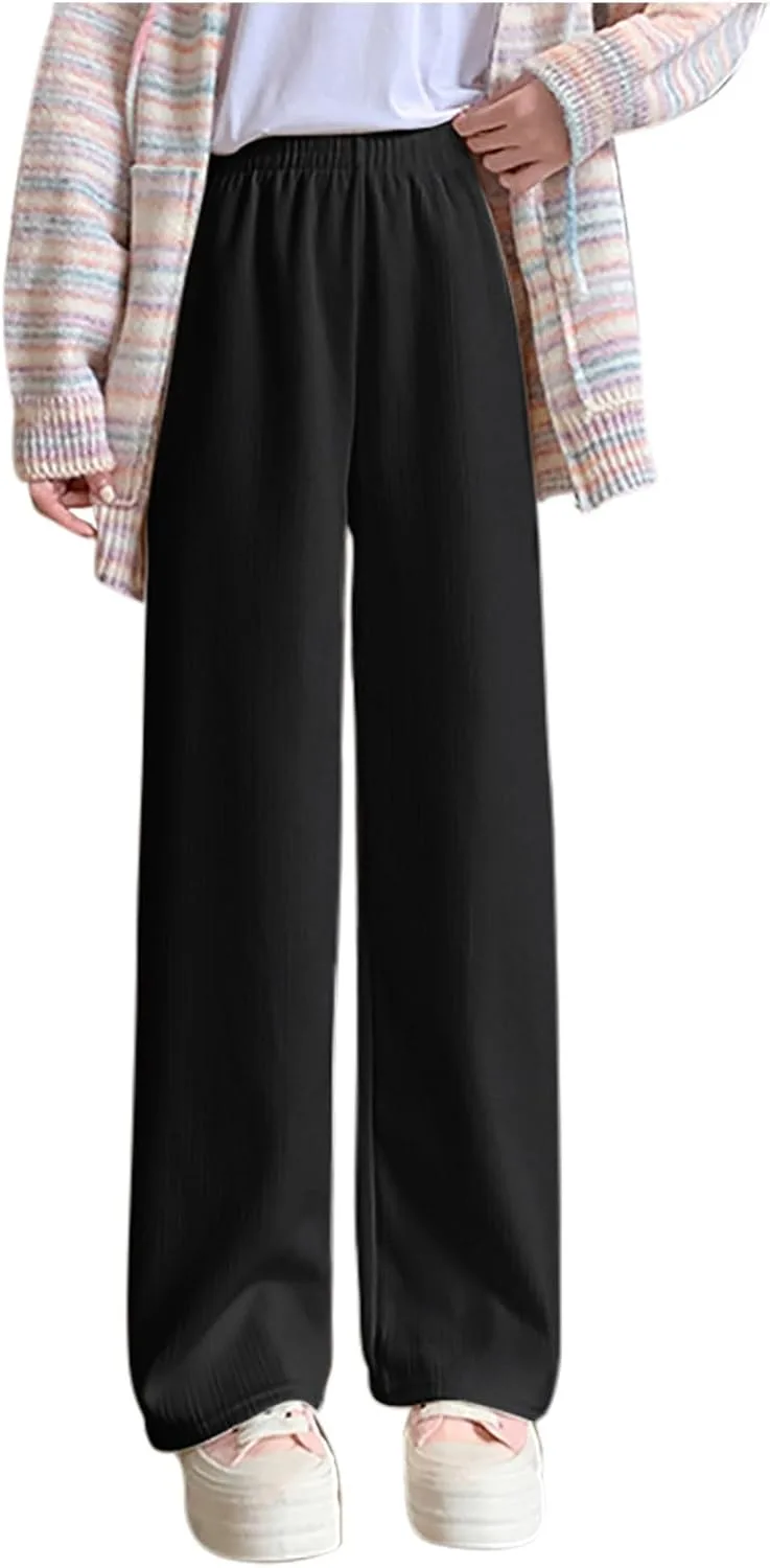 

NaRHbrg Женские широкие спортивные штаны с высокой талией и карманами