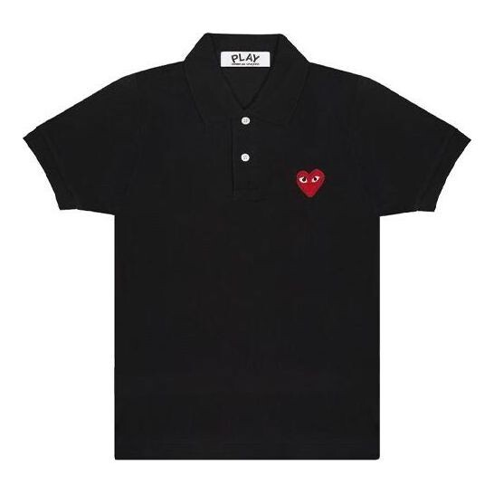 

Рубашка поло polo red emblem 'black' Comme Des Garcons Play, черный