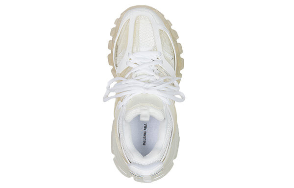 Кроссовки track clear sole low-top sports shoes white Balenciaga, белый — фото 4