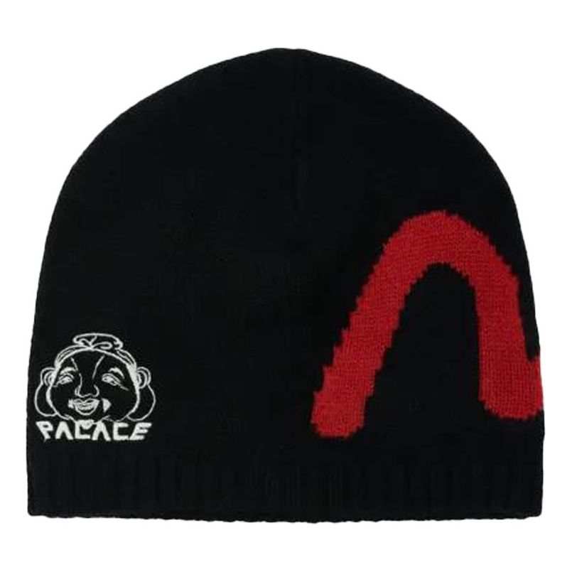 

Бейсболка Palace X Evisu Seagull Godhead Beanie 'Black', черный