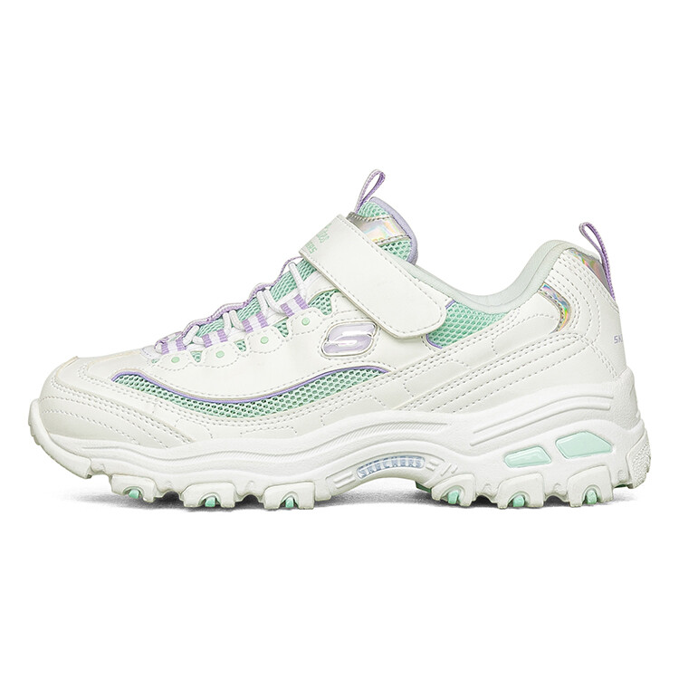 

Кроссовки детские D"Lites 1.0 GS Low-top белые/фиолетовые Skechers