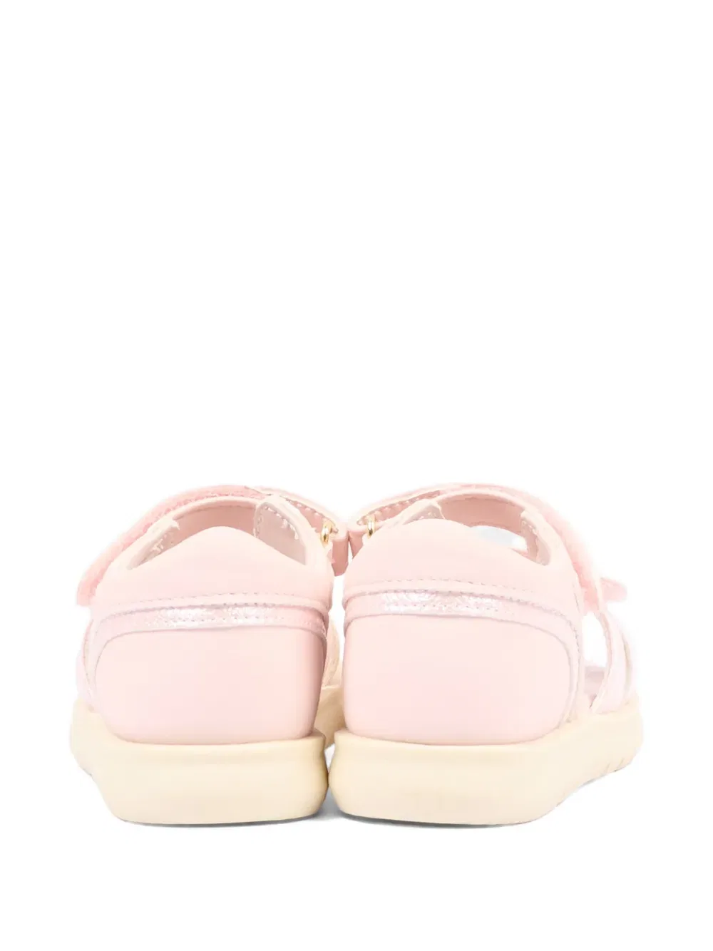 Сандалии с тисненым логотипом Tommy Hilfiger Junior, розовый — фото 3