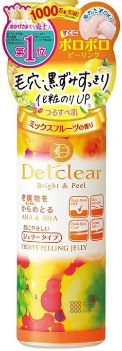 Скраб-желе для лица Det Clear Bright & Peel Peeling Jelly, 180 мл