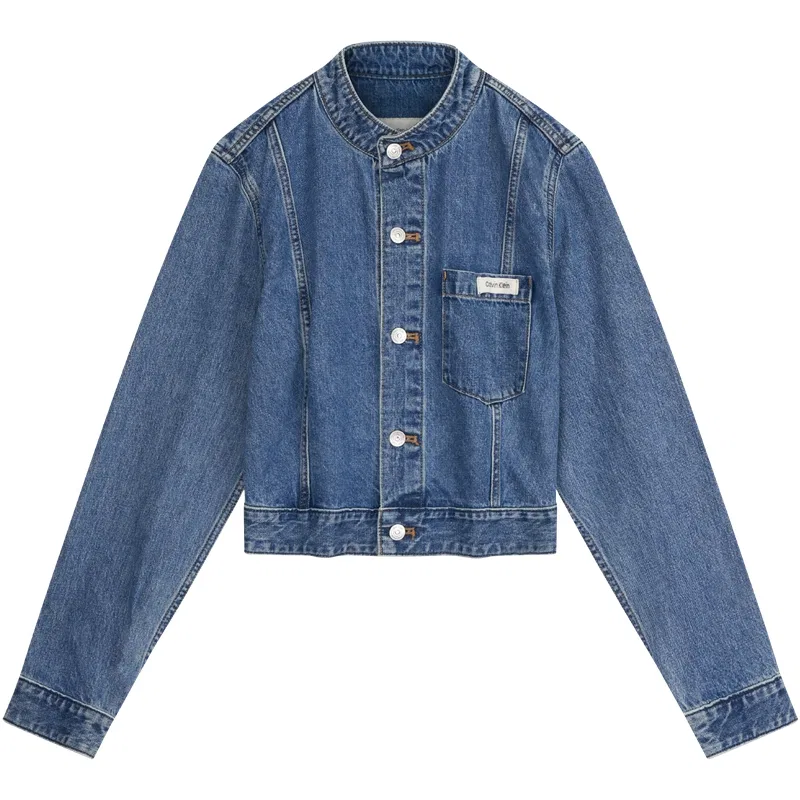 Джинсовая куртка женская Calvin Klein, YRE-Denim Blue