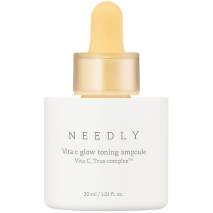 

Легкая осветляющая формула Vita C Glow Toning Ampoule Needly