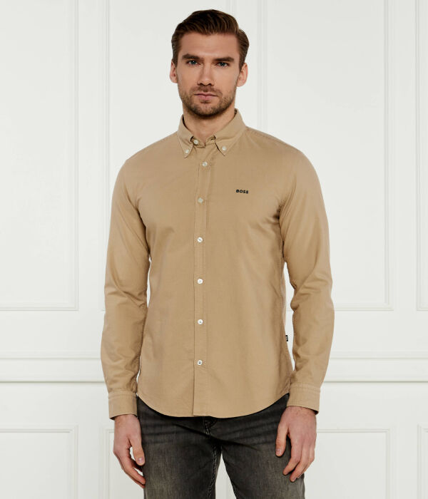 

Рубашка h-roan-bd-e-c1-243 Slim fit Boss, желтый