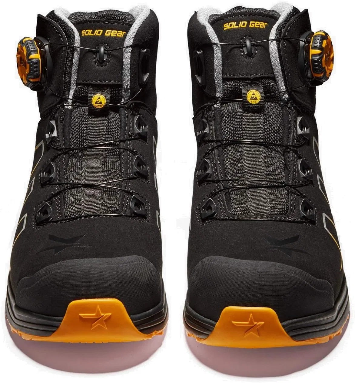 Защитная обувь Solid Gear - Reckon S3, Black Orange — фото 2