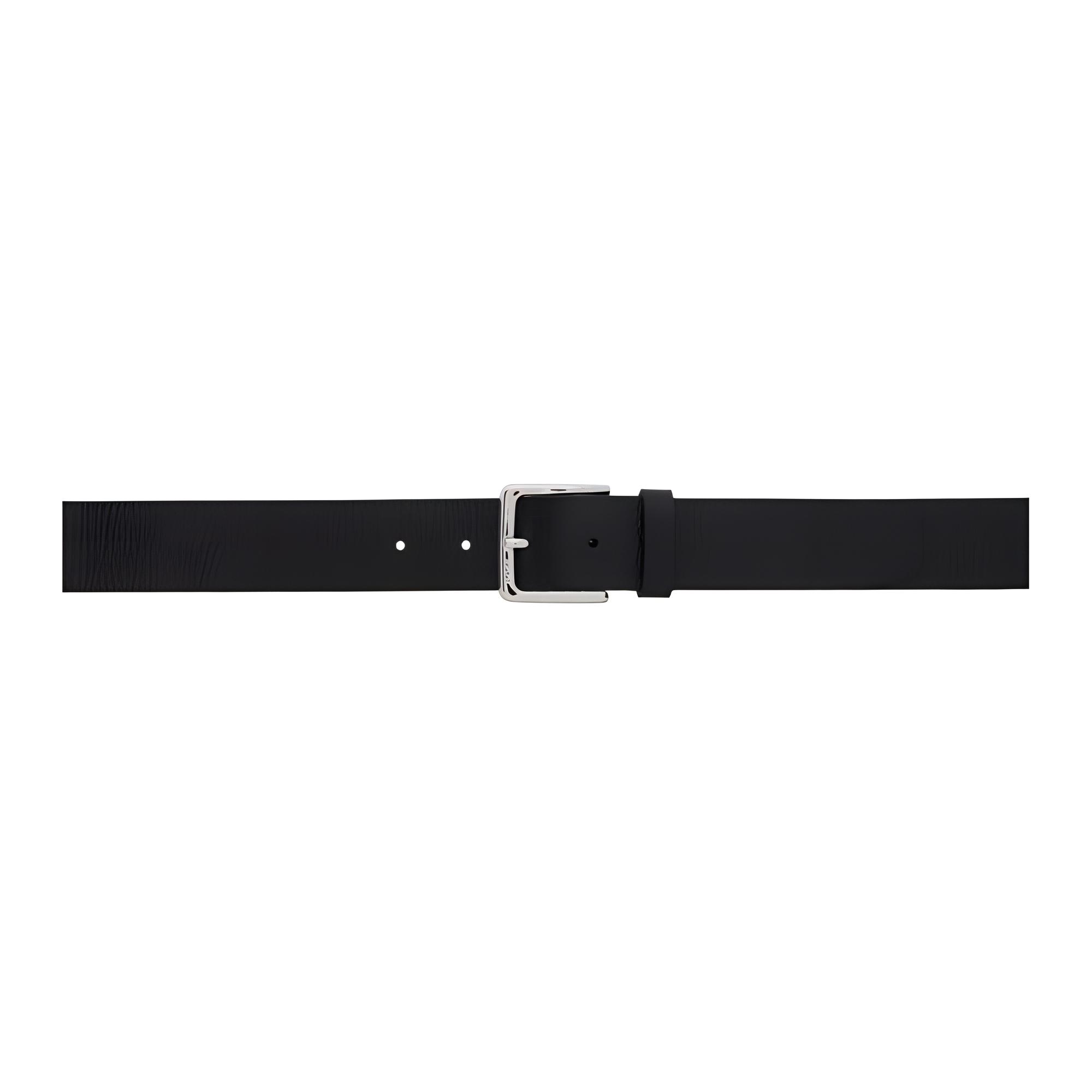 

HUGO BOSS Кожаный мужской ремень черный шириной 3 см, Black