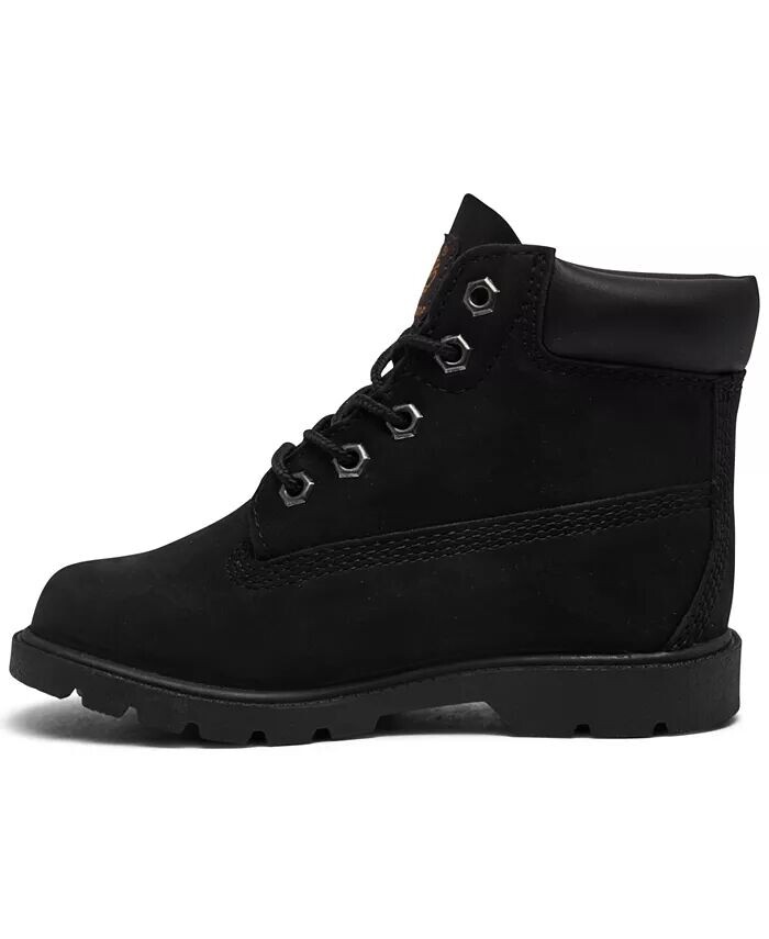 Детские классические водонепроницаемые ботинки высотой 6 дюймов от Finish Line Timberland, черный — фото 2