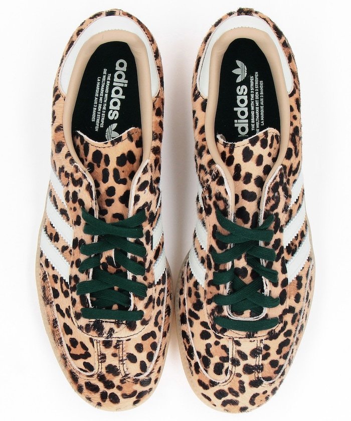 Кроссовки Оригиналы Samba OG [26–28 см] / SAMBA OG [ограниченное издание] Adidas, Leopard — фото 2