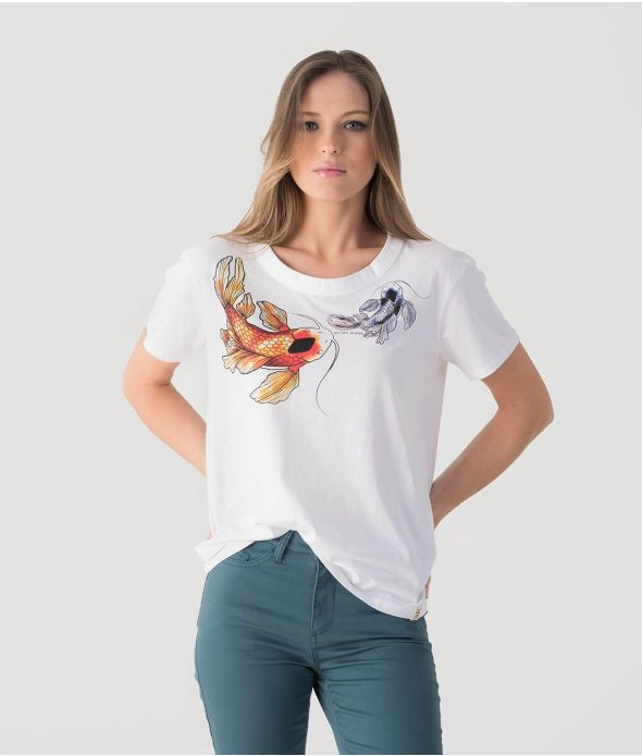 

Koi fashion топ Retro Jeans, белый