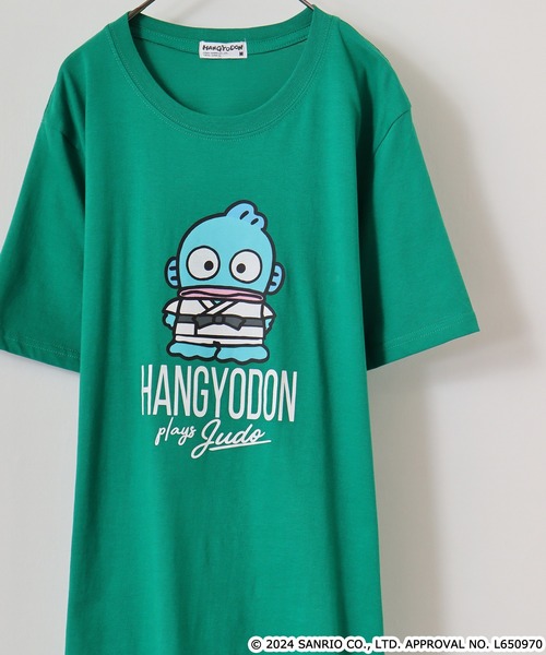 

Футболка с коротким рукавом, принт персонажи Sanrio, зеленый