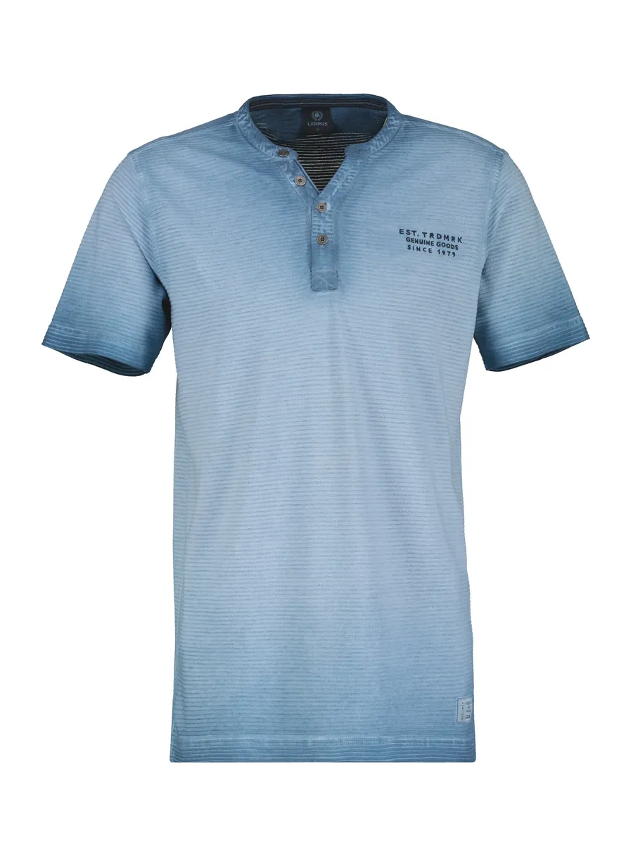 

Футболка LERROS Henley "LERROS Serafino для мужчин в спортивном стиле", синий