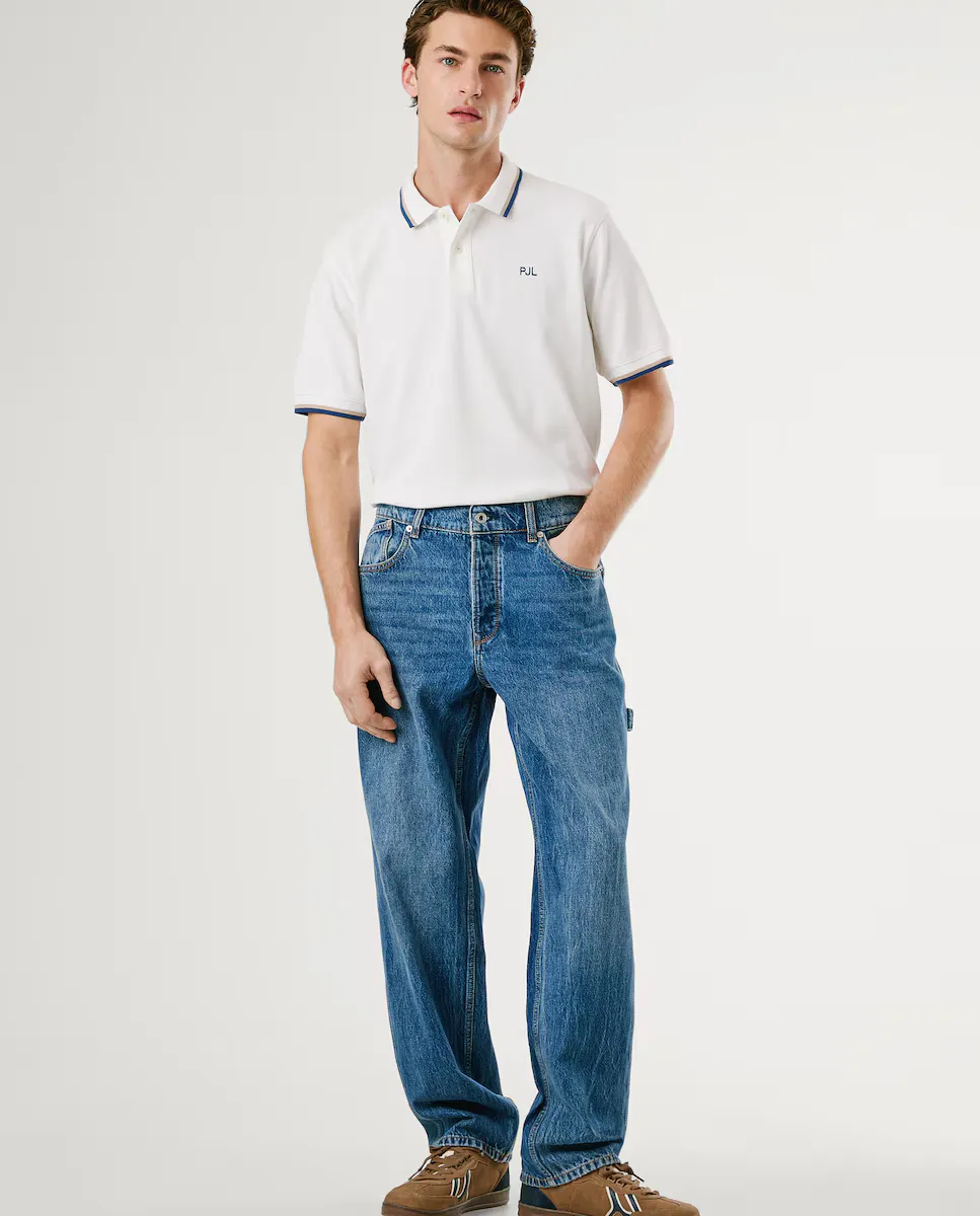 

Мужские джинсы Vaquero Carpenter fit relaxed с боковыми карманами Pepe Jeans, синий