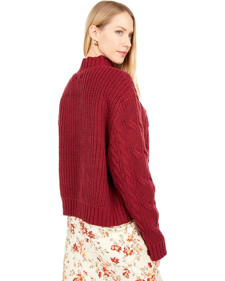 

Свитер Lost + Wander Sweet Macaron Sweater, цвет Merlot