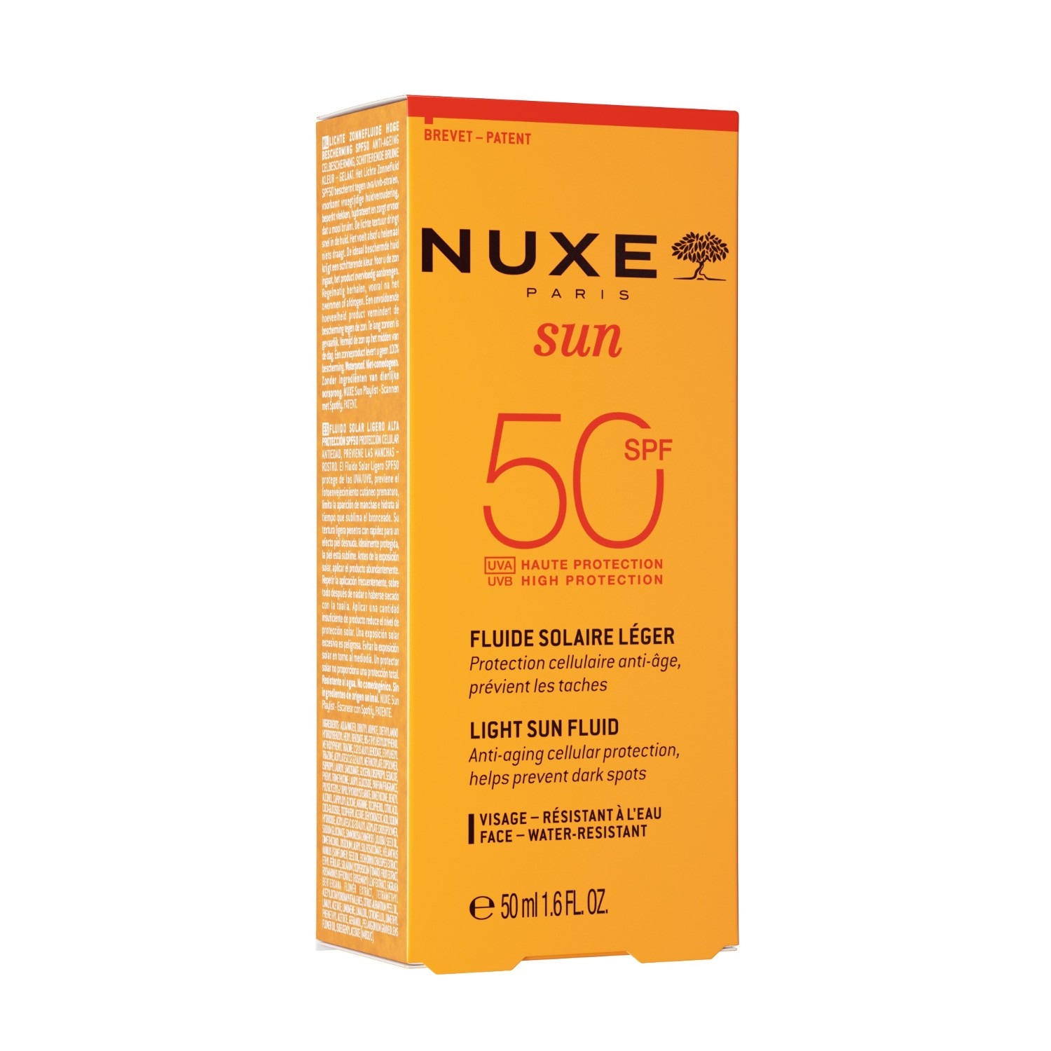 Солнцезащитный крем sun light sun fluid high protection Nuxe, объем 50 мл — фото 2
