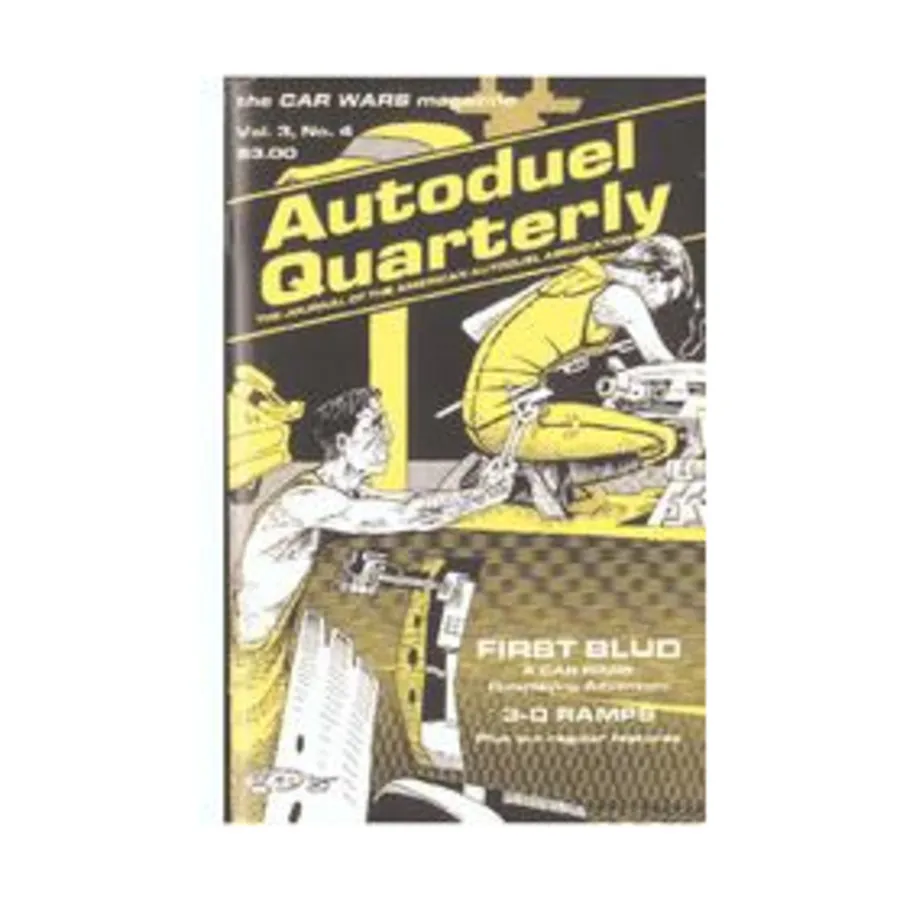 

Журнал Vol. 3, #4 "First Blud, 3-D Ramps", Car Wars - Autoduel Quarterly Magazine