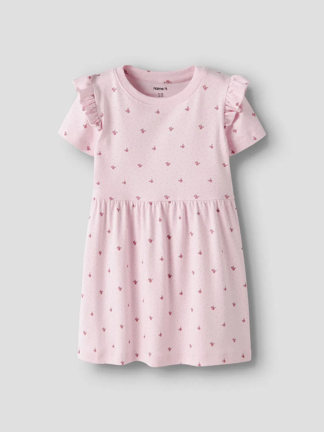 Платье с принтом, Name it, cradle pink — фото 3