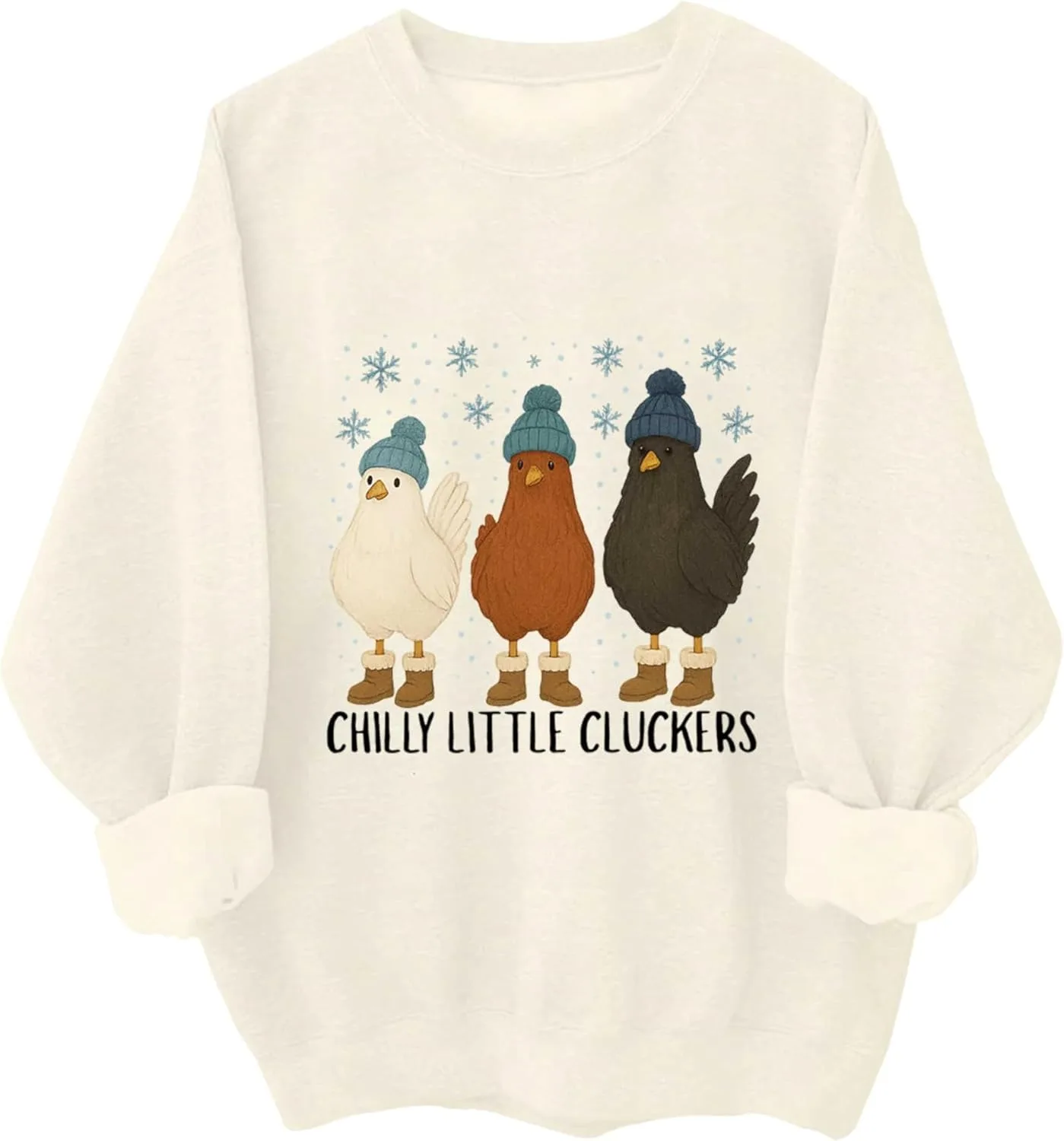 

Свитшот Chilly Little Cluckers с длинным рукавом Kzggs