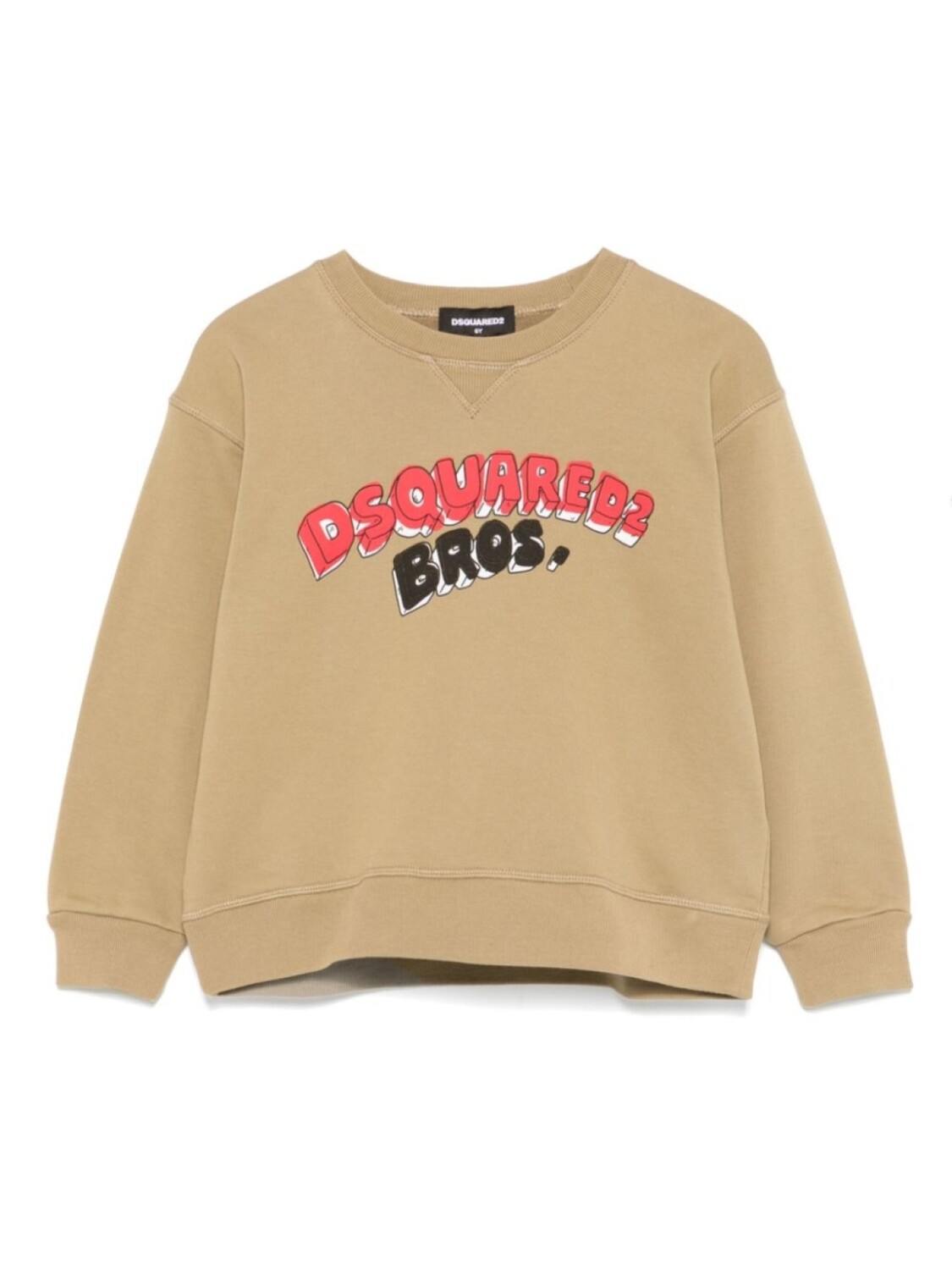 

DSQUARED2 KIDS свитер с принтом логотипа, коричневый