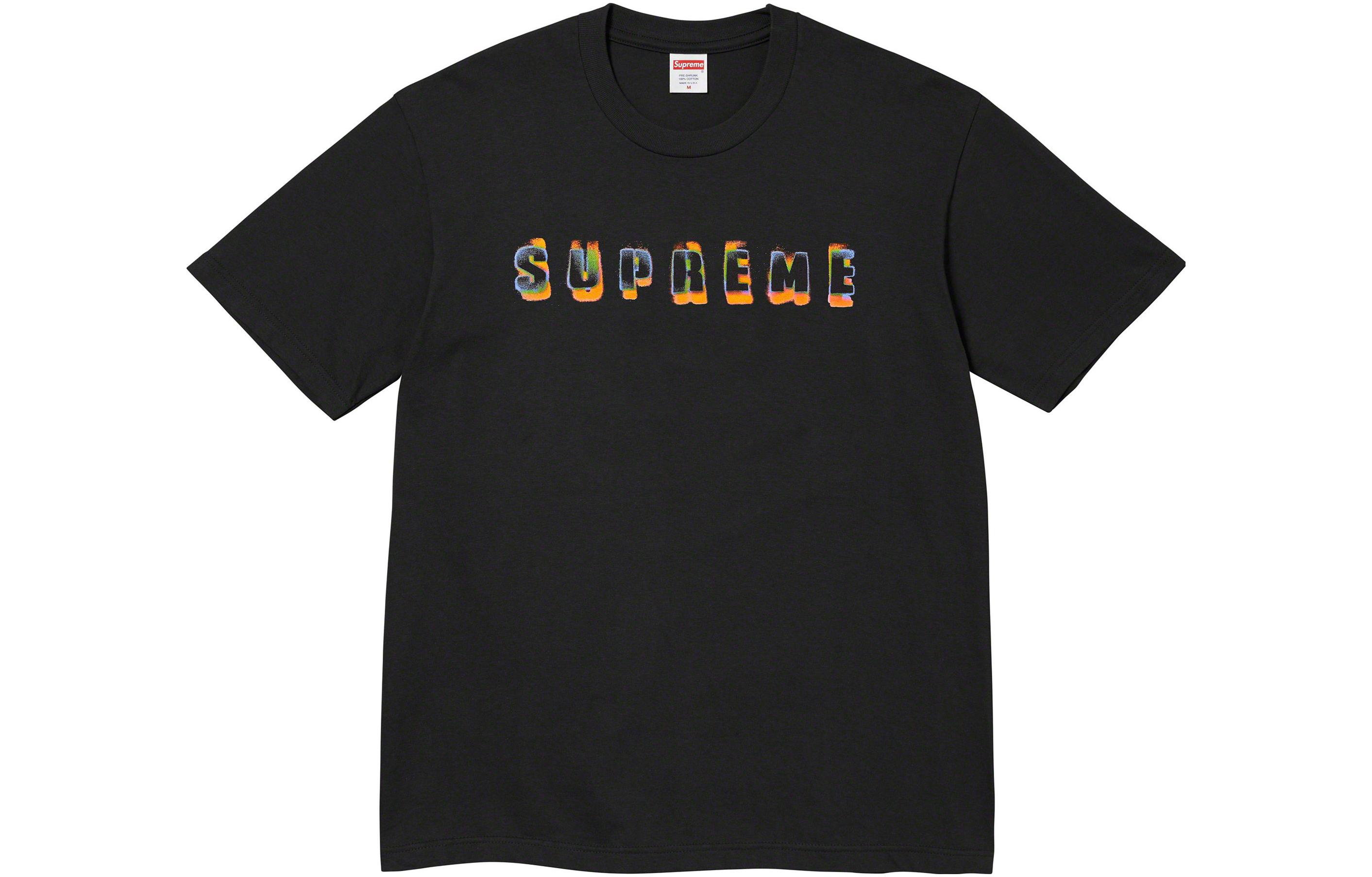 

Трафаретная футболка Supreme, Gray Purple/Dusty Purple