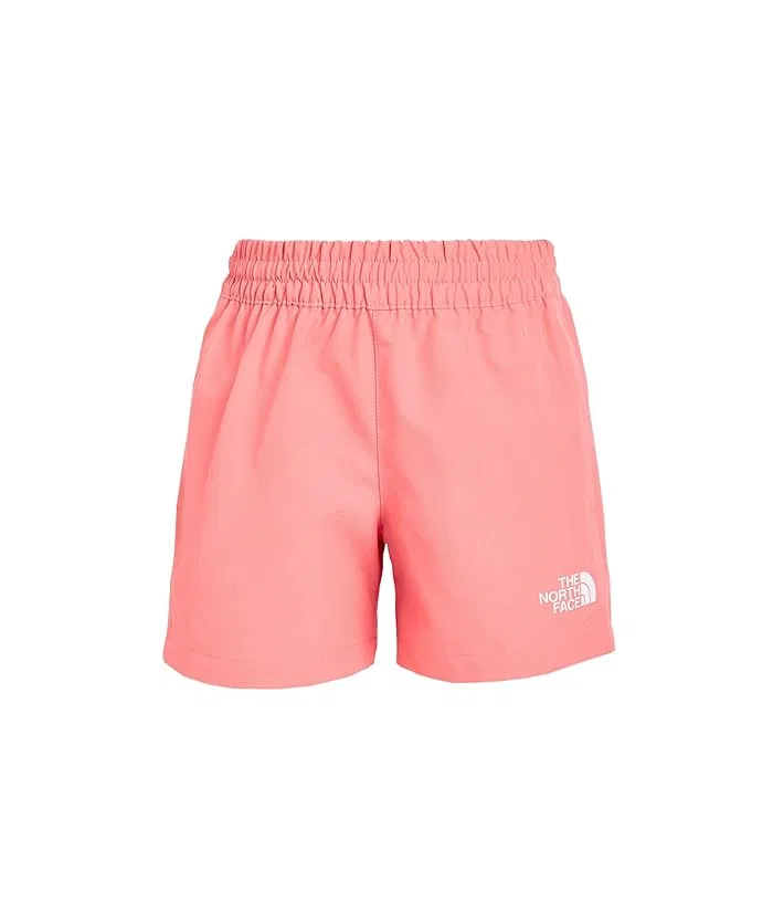 Шорты с быстросохнущей тканью Class V 5" The North Face Kids, Coral Crush Logo Weather Topo Phantom Print
