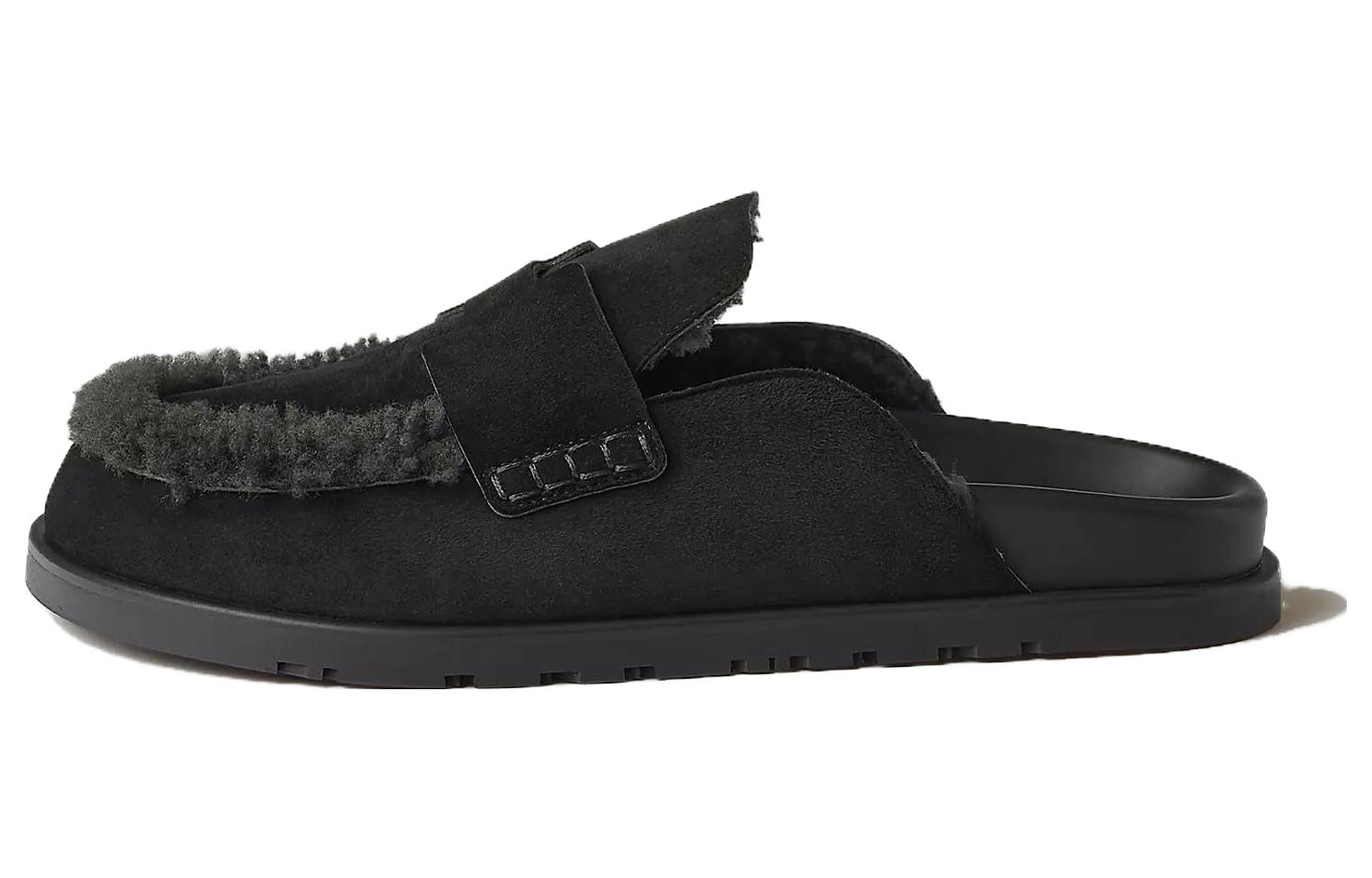 

HERMES Сандалии-трансформеры Go Rubber Sole с закрытым носком, черные, мужские