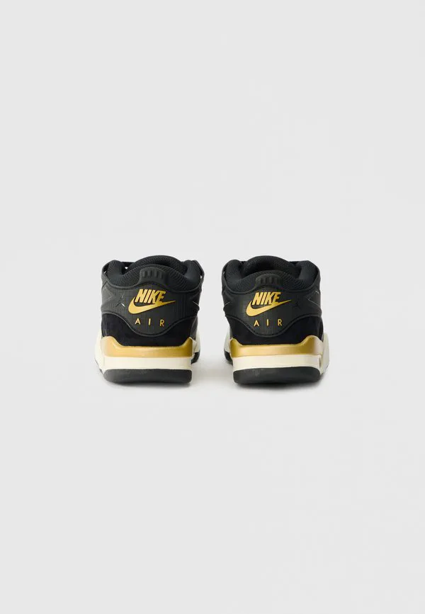 Кроссовки air jordan 4 унисекс с высоким верхом Jordan, Black/Gold-Coloured/Sail — фото 3