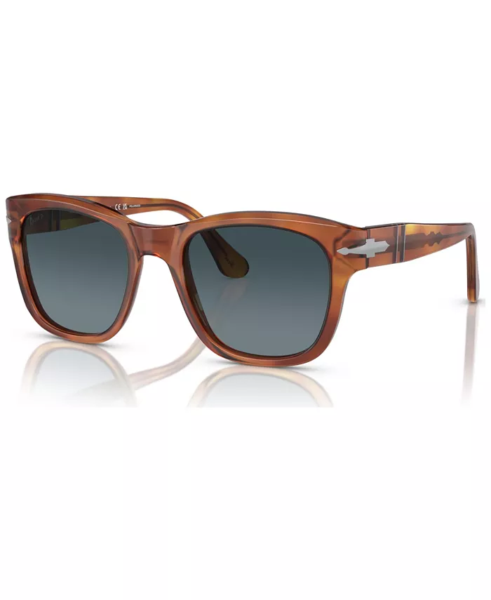 

Унисекс поляризационные солнцезащитные очки, 0PO3313S96S352W 52 Persol, коричневый
