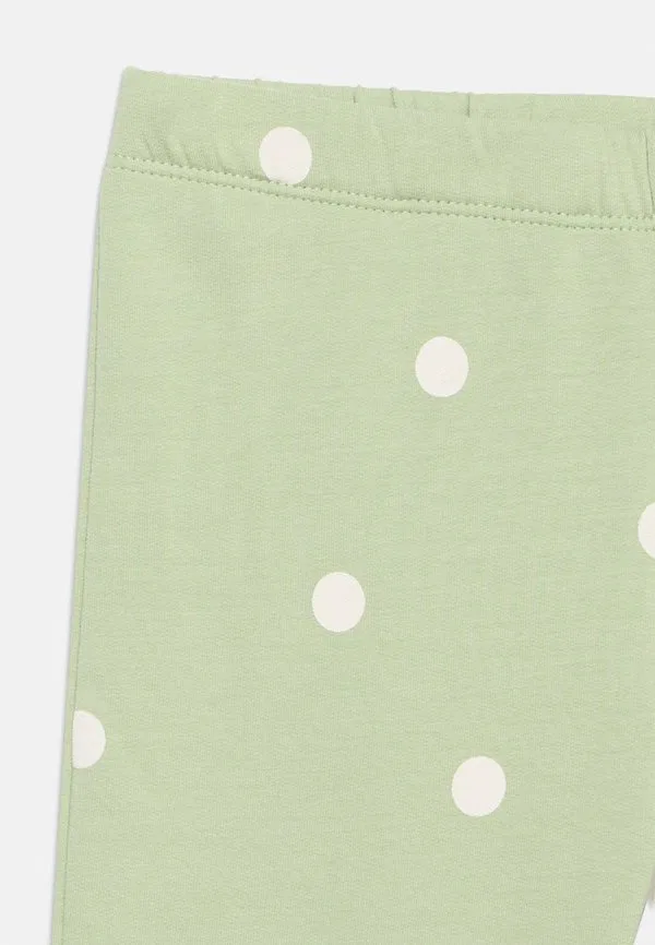 Леггинсы-Брюки с расклешенной юбкой и рисунком божьей коровки Lindex, Light Dusty Green — фото 4