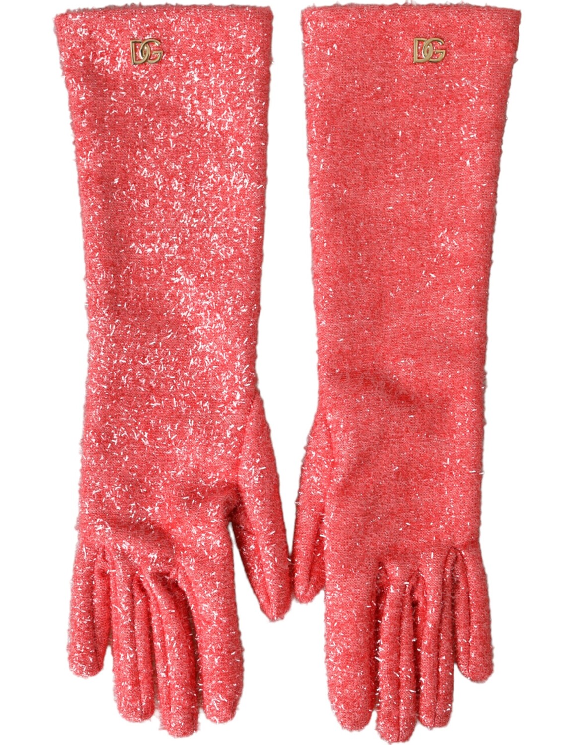 

Перчатки Fantasia Pink Lurex Mid Arm Long Dolce & Gabbana