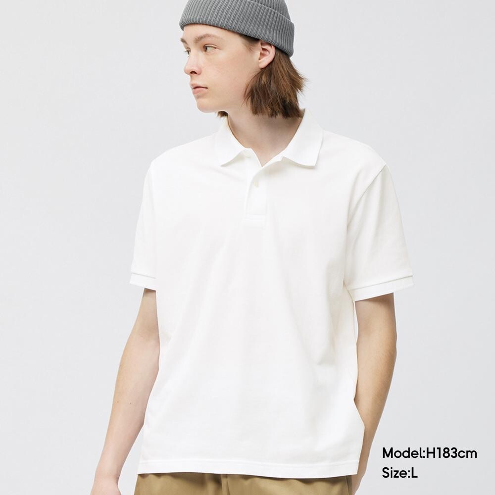 

Рубашка мужская Gu Dry Polo с короткими рукавами, черный