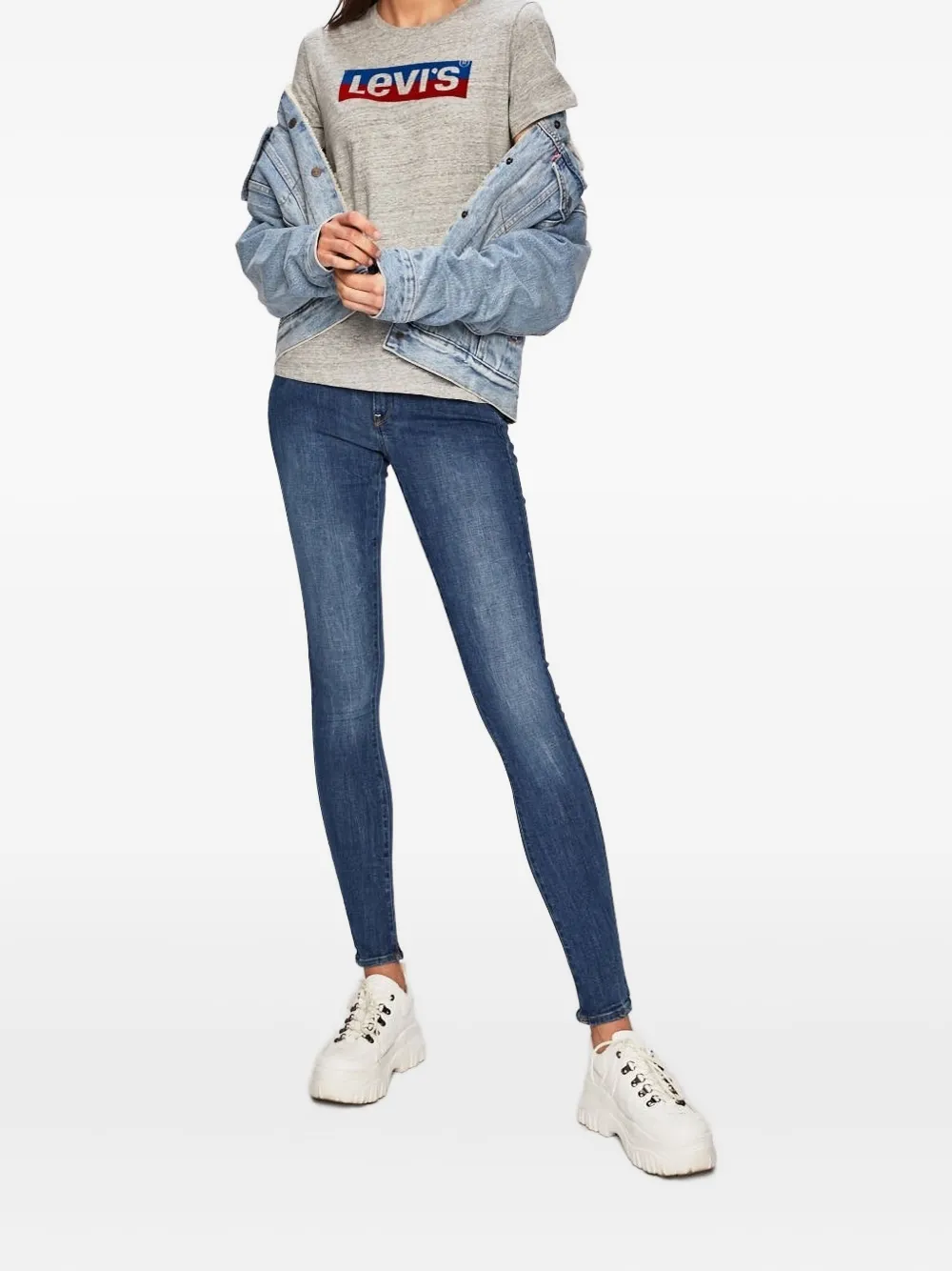 

Узкие джинсы Lynn с пятью карманами G-Star RAW, синий