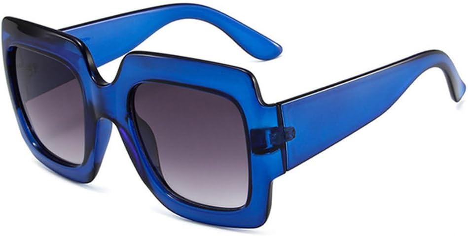 

Модные женские солнцезащитные очки большого размера с двухцветным оправой, ретро-стиль, леопардовый градиент, защита от ультрафиолета UV400, мужские солнцезащитные очки HHZZYVY, Blue Gray Gradient