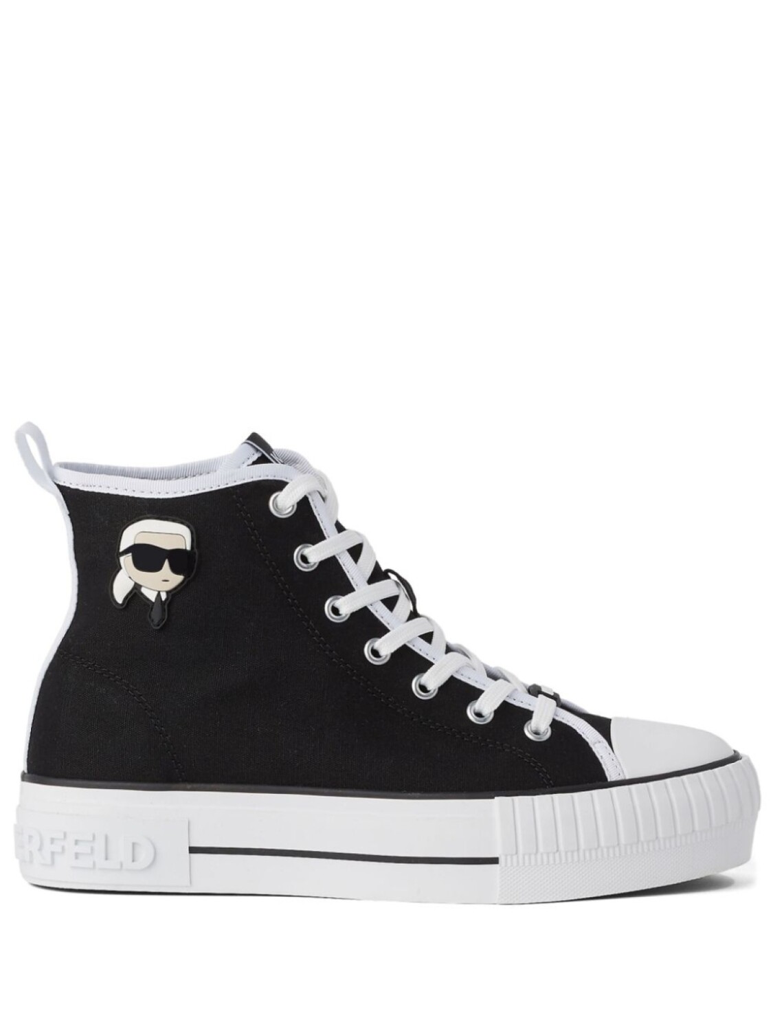 

Karl Lagerfeld высокие кеды Kampus Max NFT, черный