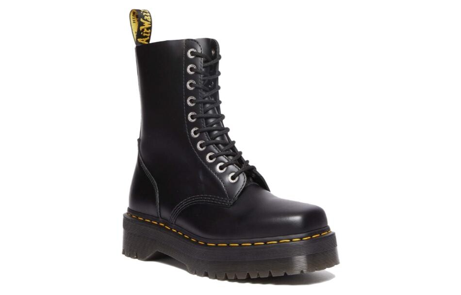 Ботинки Martin Dr.Martens 1490 Женские, Black/Yellow — фото 2
