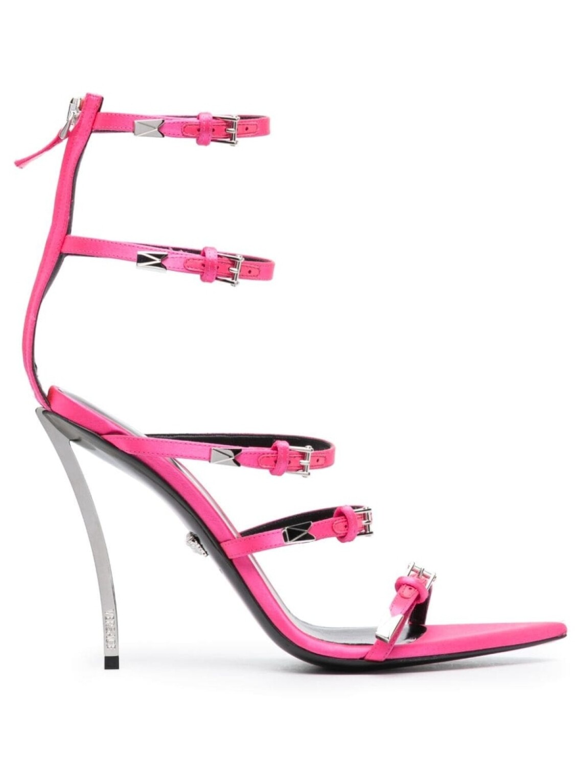 Versace босоножки Pin-Point 120, розовый