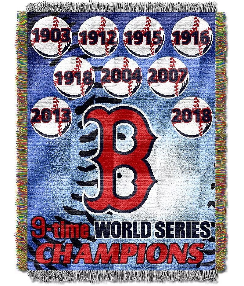 

Памятный тканый плед TheNorthwest Boston Red Sox размером 48 x 60 дюймов