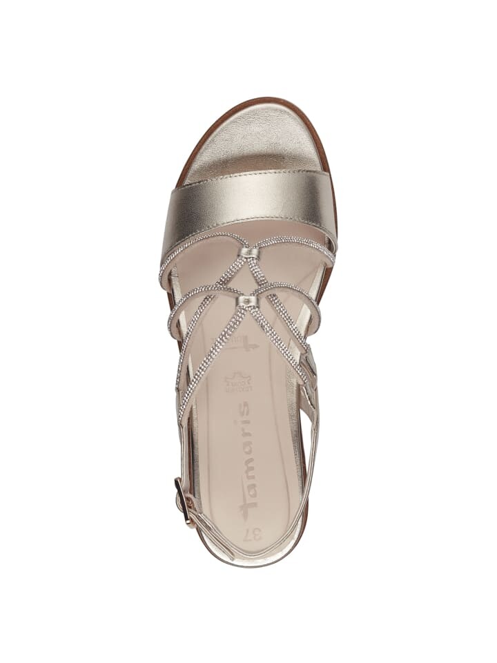 Сандалии на плоской подошве Tamaris Sandalette, цвет light gold — фото 2
