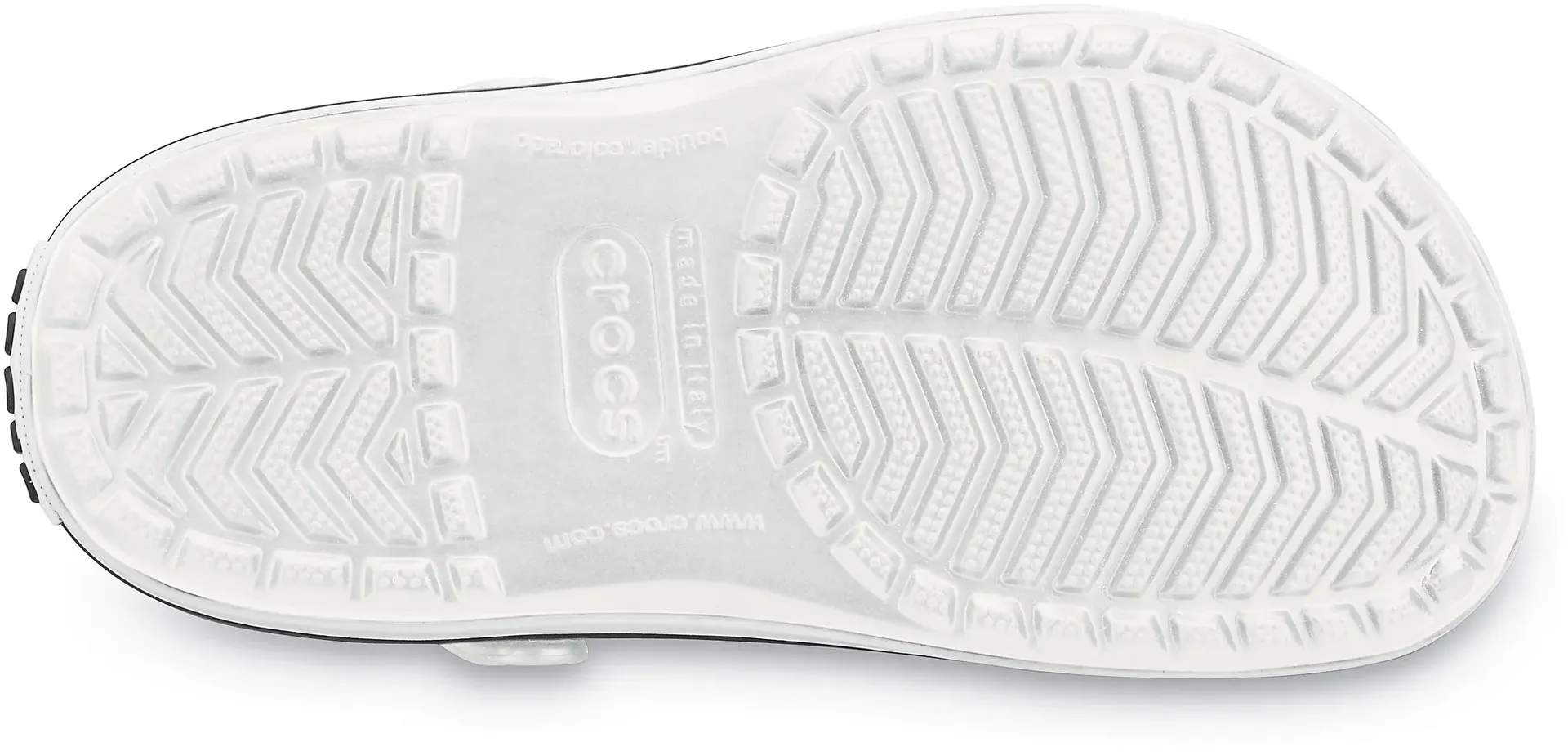 Сабо Crocs "Crocband Clog", летняя обувь, тапочки, тапочки с двухцветной подошвой, белый — фото 4